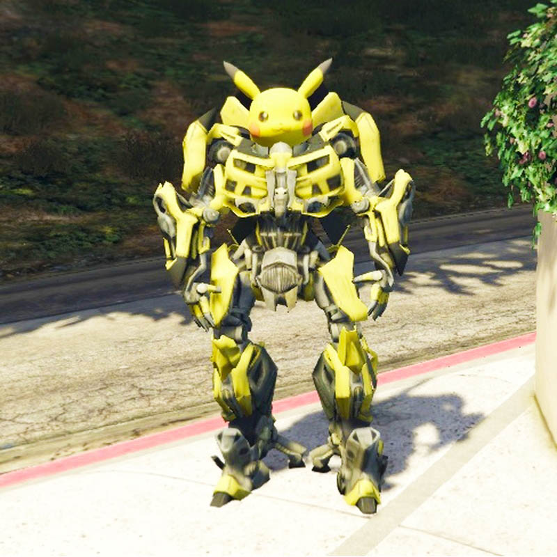Mecha Pikachu GTA5 MODS