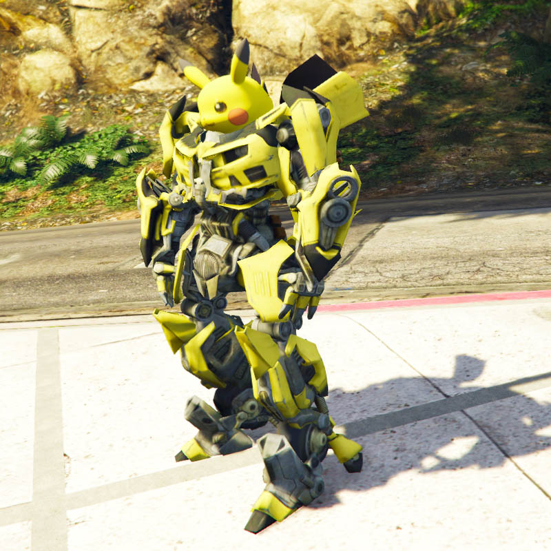 Mecha Pikachu GTA5 MODS