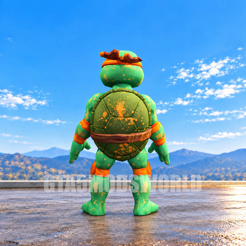 Michelangelo Ninja Turtle GTA5 MODS