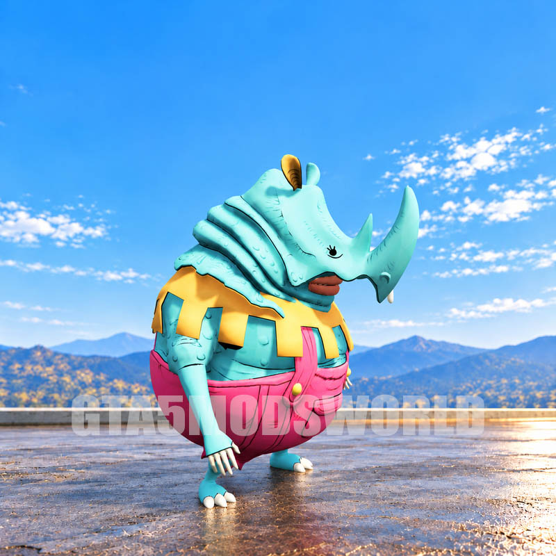 Minorhinoceros One Piece GTA5 MODS 