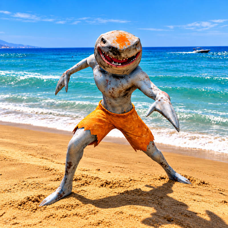 Mutant Shark Man 1 GTA5 MODS