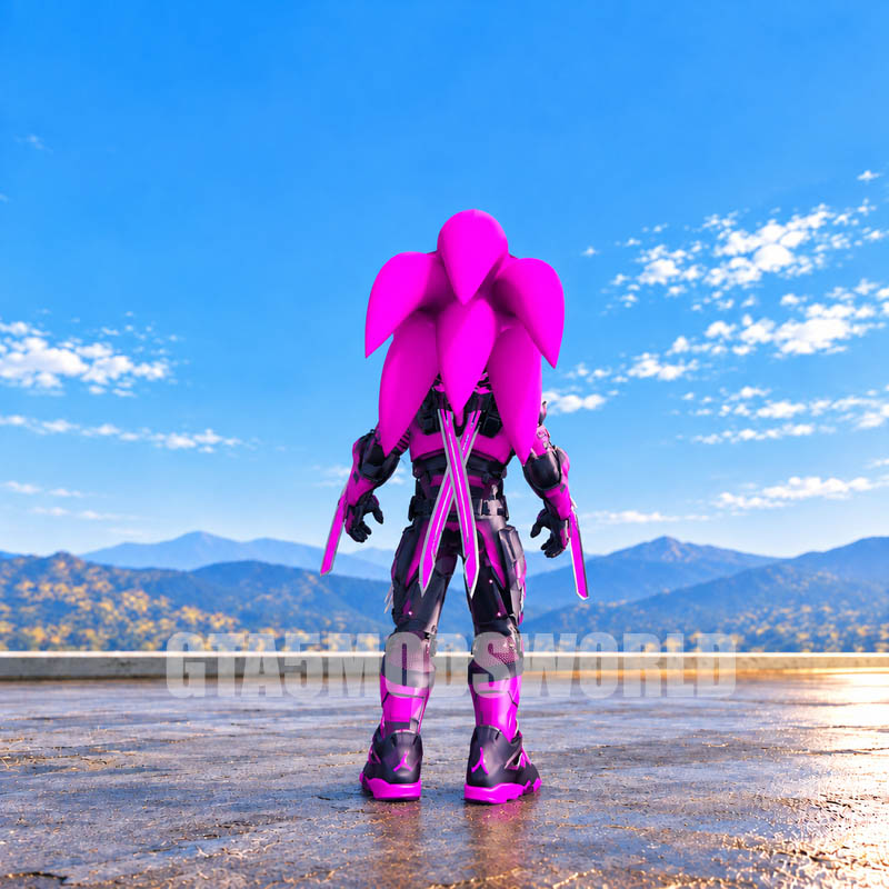 Neon Cyber Sonic GTA5 MODS