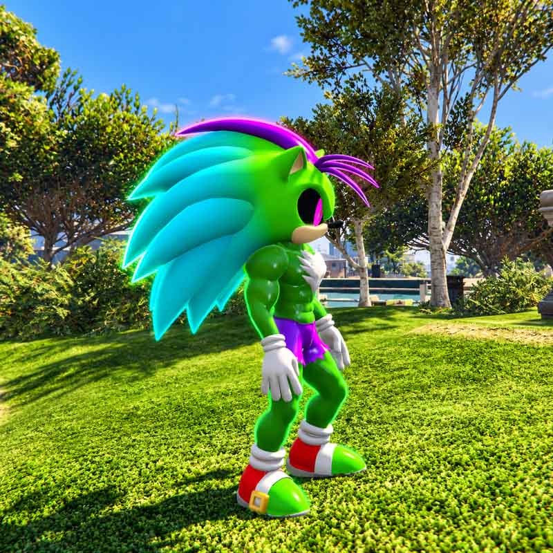 Neon Green Shadow GTA5 MODS