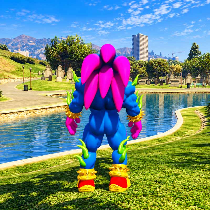 Neon Spike Sonic GTA5 MODS