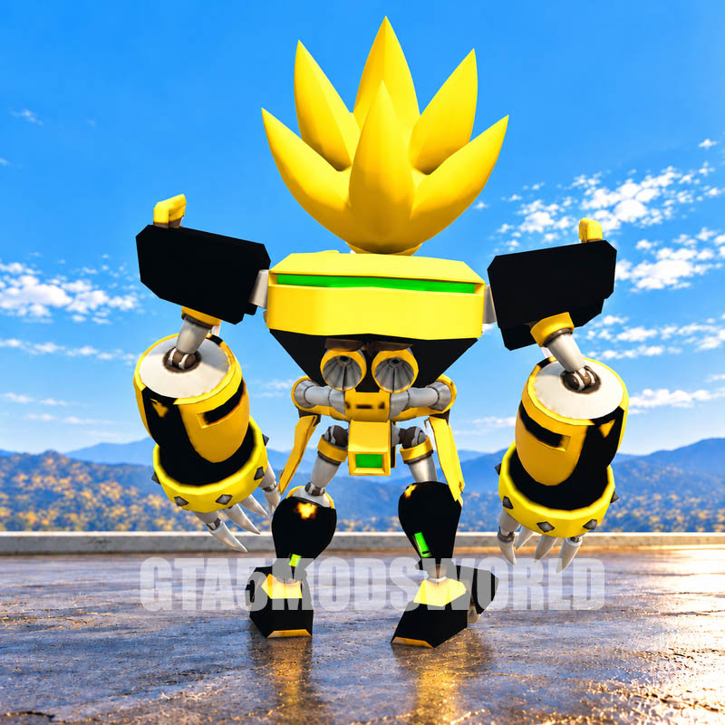 Omega Mecha Super Sonic GTA5 MODS