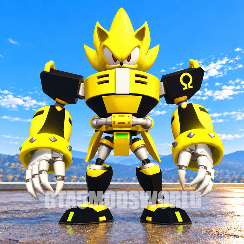 Omega Mecha Super Sonic GTA5 MODS