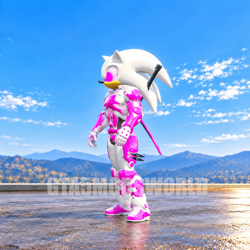 Pink Armor Cyber Sonic GTA5 MODS
