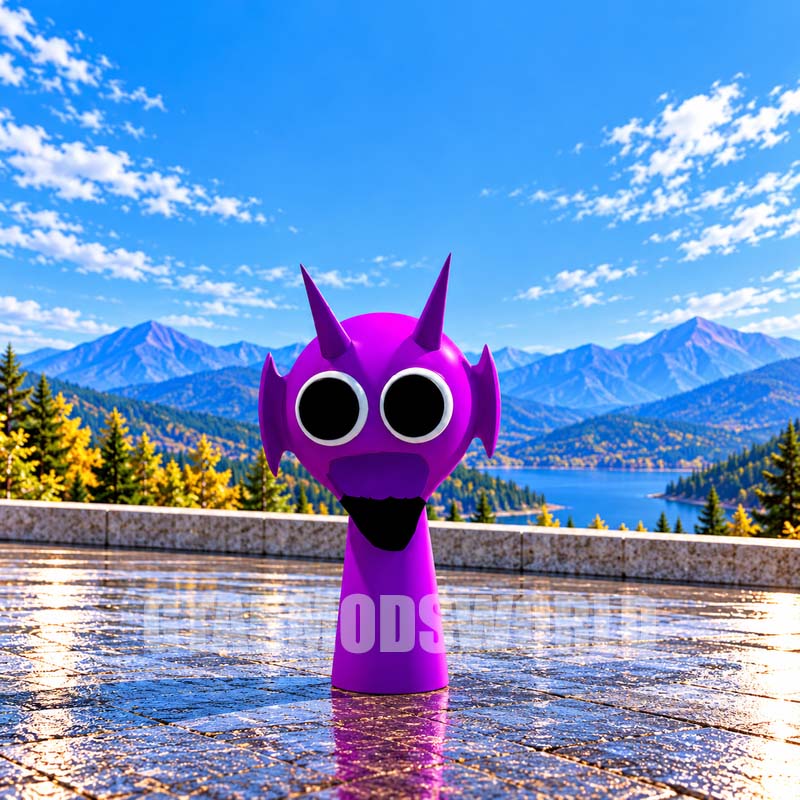 Purple Horror Sprunki GTA5 MODS