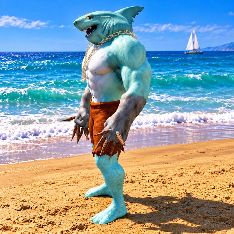 Razorclaw Shark Mutant GTA5 MODS