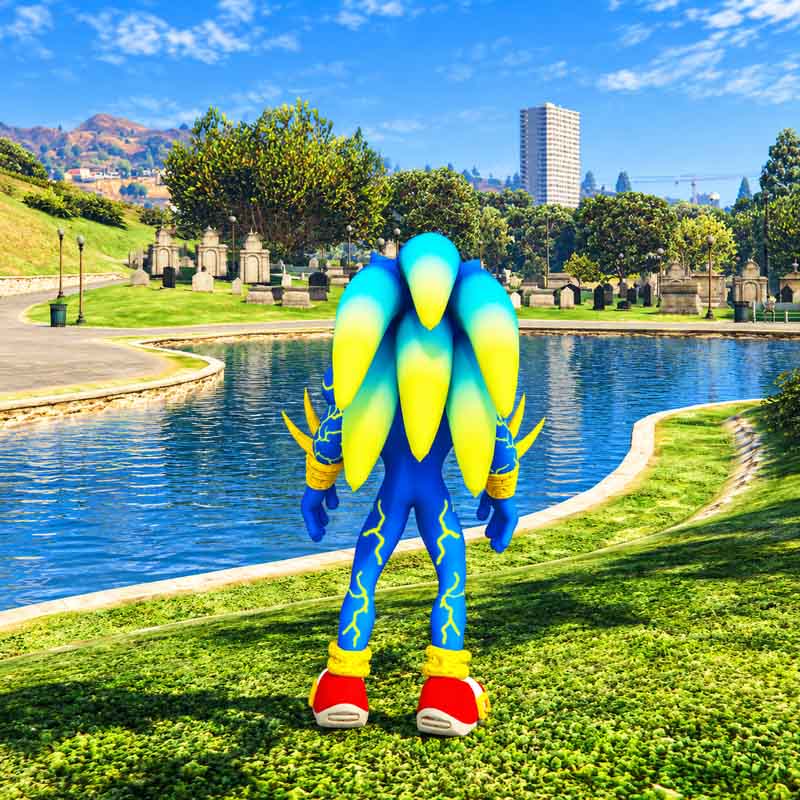 Red Lightning Sonic the Hedgehog GTA5 MODS