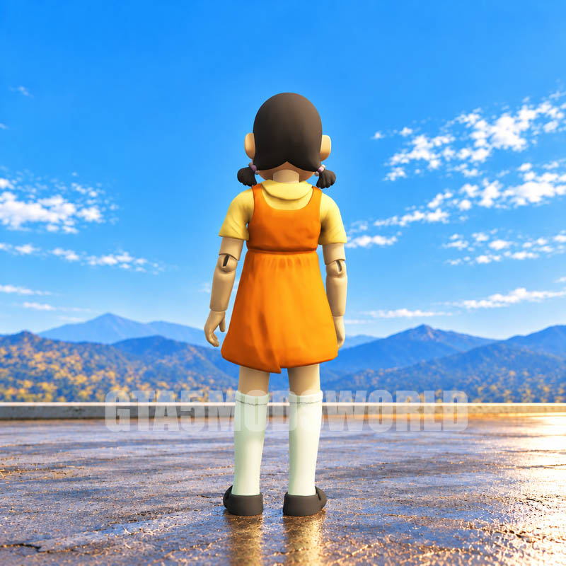 Shinchan Squid Game Doll GTA5 MODS