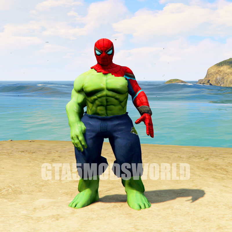 Spiderman Hulk 5 GTA5 MODS