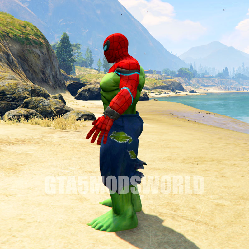 Spiderman Hulk 5 GTA5 MODS