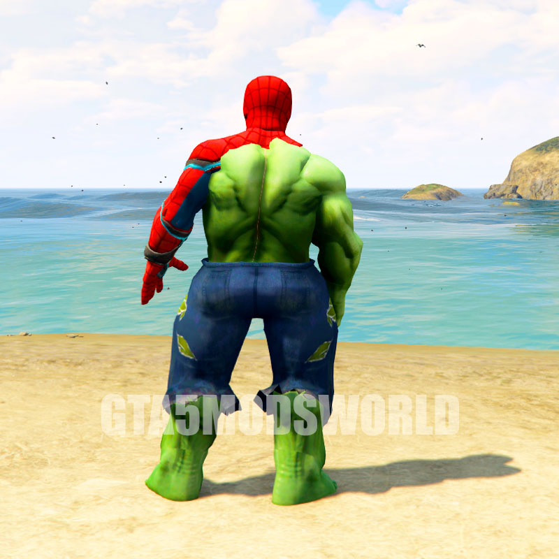 Spiderman Hulk 5 GTA5 MODS