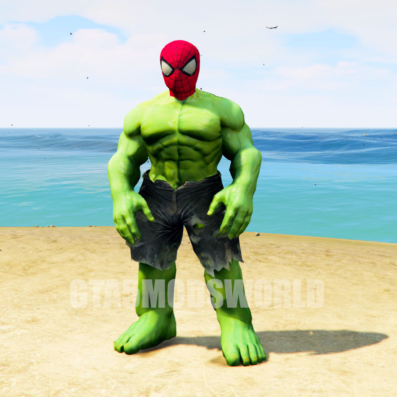 Spiderman Hulk 6 GTA5 MODS