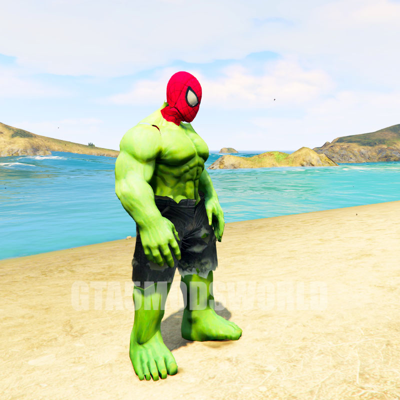 Spiderman Hulk 6 GTA5 MODS