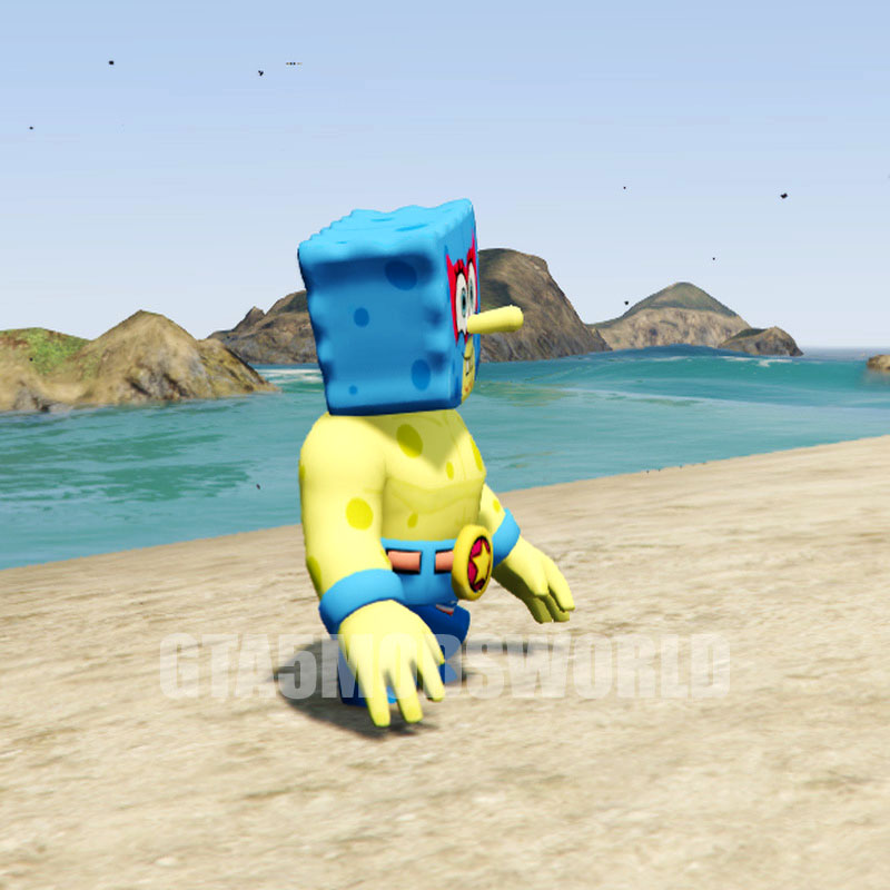 SpongeBob El Primo Brawl Stars GTA5 MODS
