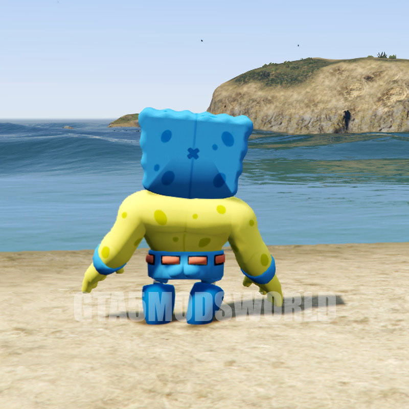SpongeBob El Primo Brawl Stars GTA5 MODS