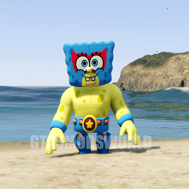 SpongeBob El Primo Brawl Stars GTA5 MODS