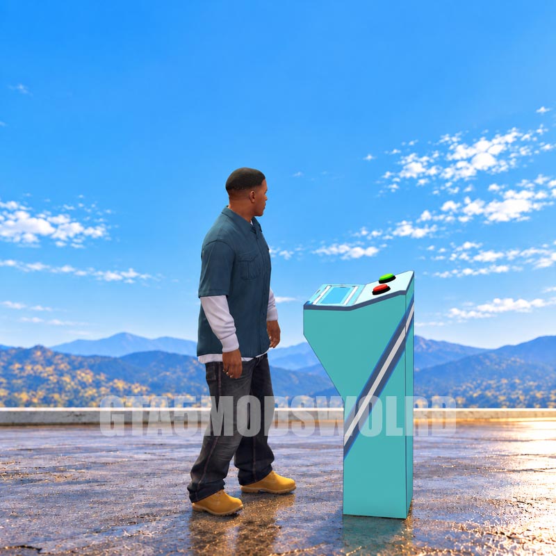 Squid Game Voting Podium Prop GTA5 MODS