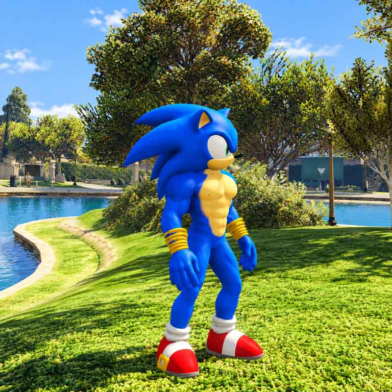 Strong Sonic the Hedgehog GTA5 MODS