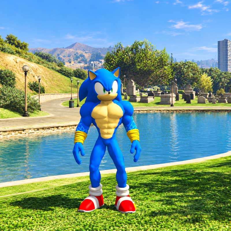 Strong Sonic the Hedgehog GTA5 MODS