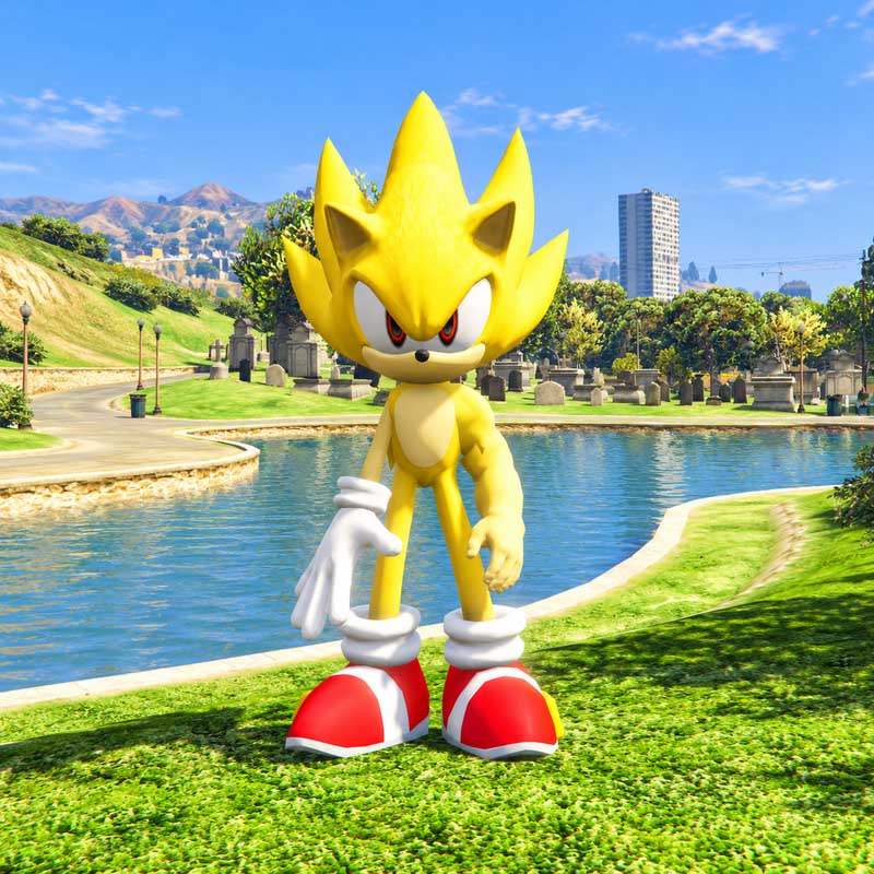 Strong Super Sonic GTA5 MODS