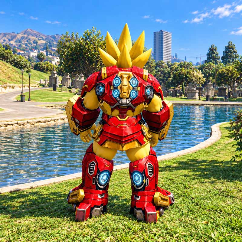 Super Sonic Iron Man GTA5 MODS