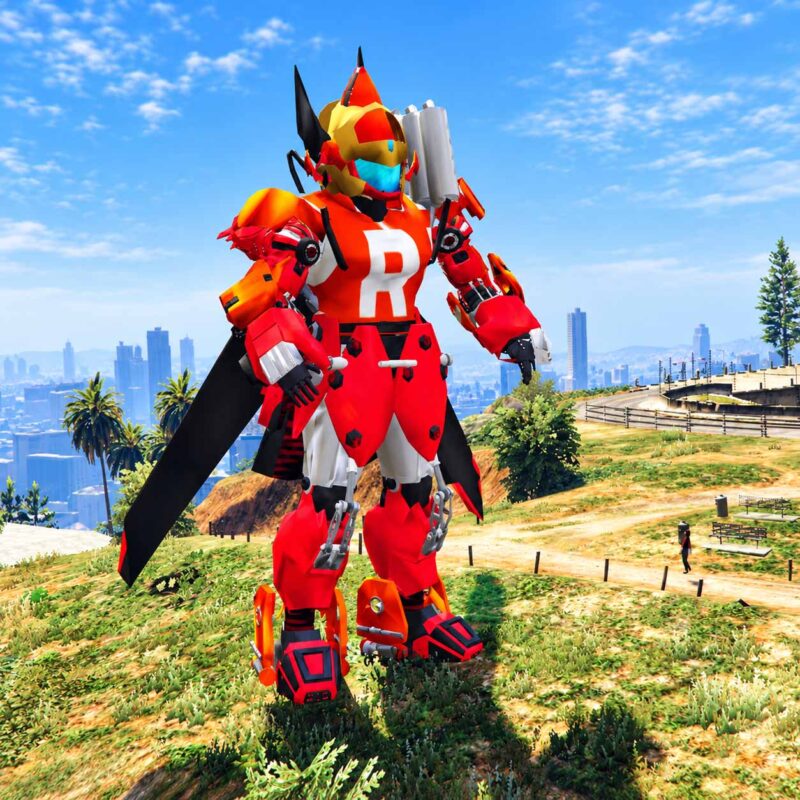 Team Rocket Mech Suit GTA5 MODS
