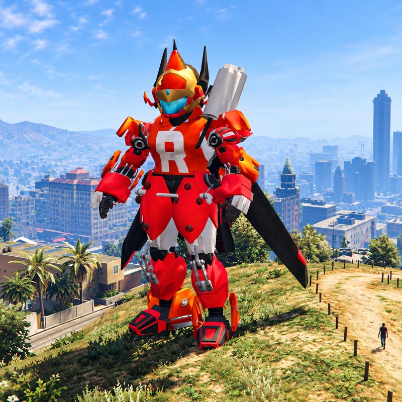Team Rocket Mech Suit GTA5 MODS