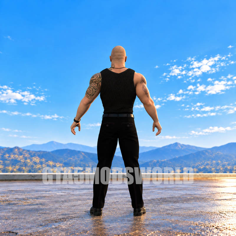 The Rock WWE GTA5 MODS