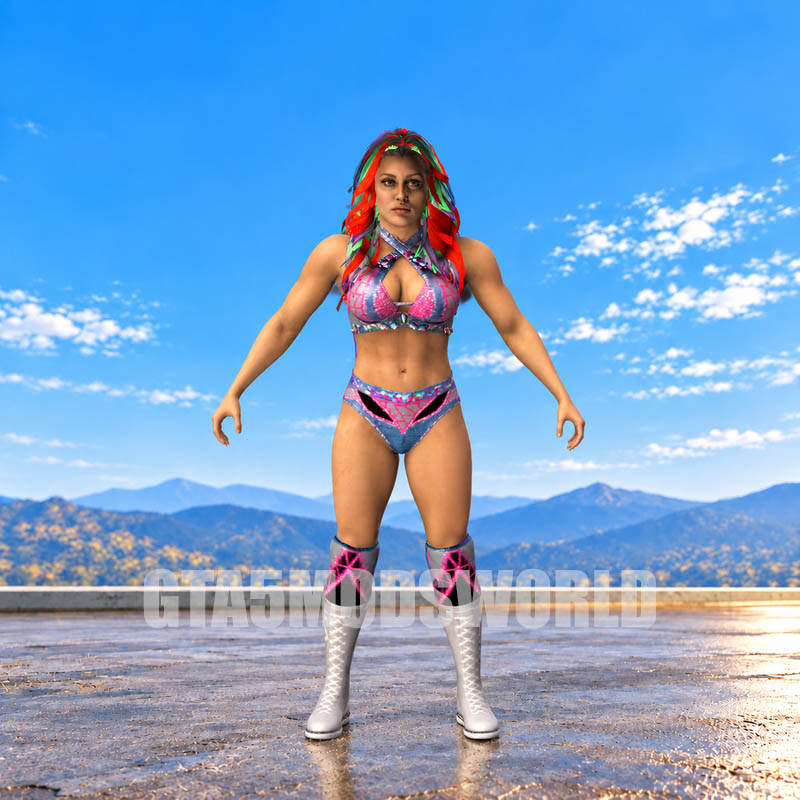 Tiffany Stratton WWE GTA5 MODS