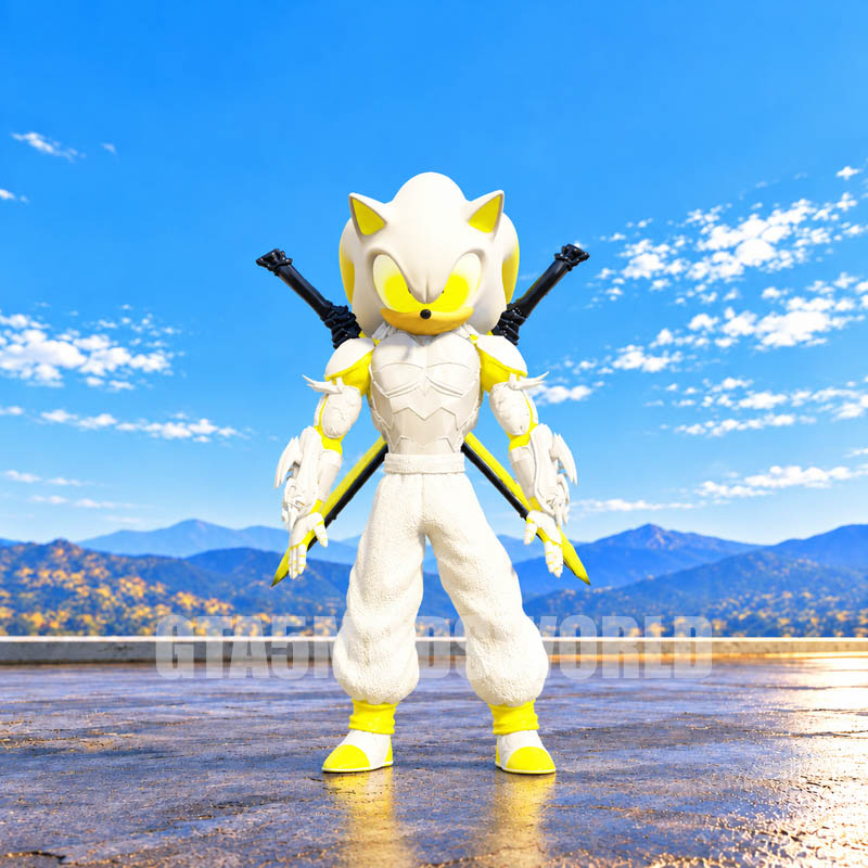 White Armor Mecha Sonic GTA5 MODS