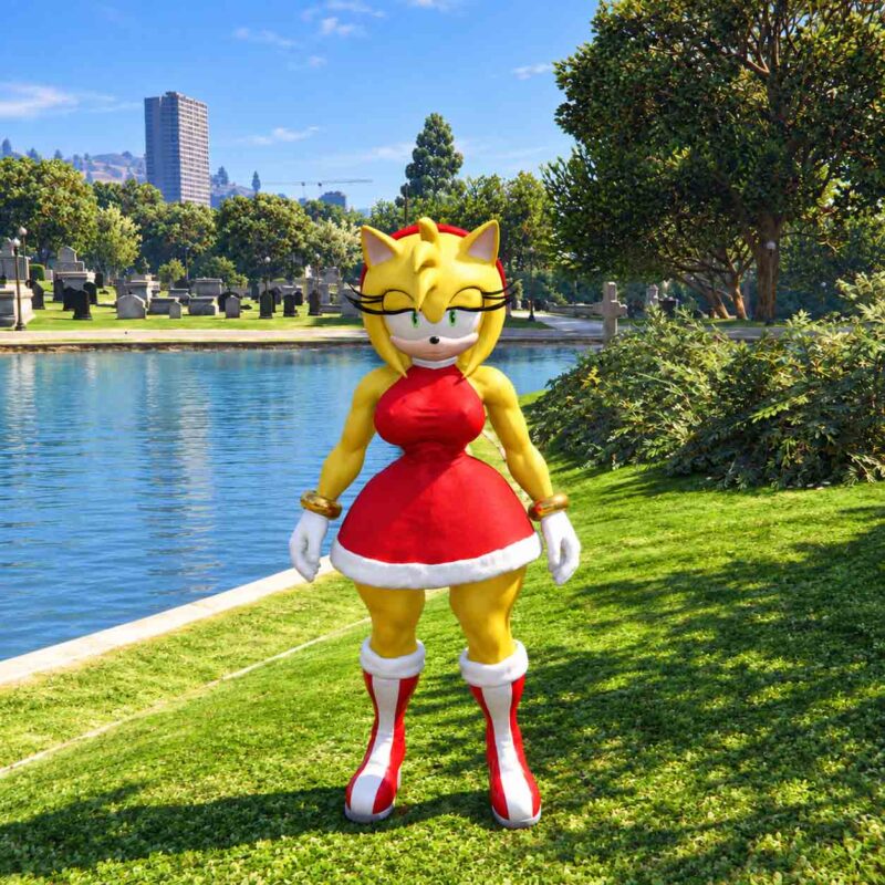 Yellow Amy Rose GTA5 MODS